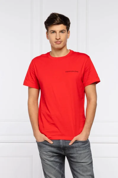 футболка monogram | regular fit CALVIN KLEIN JEANS червоний