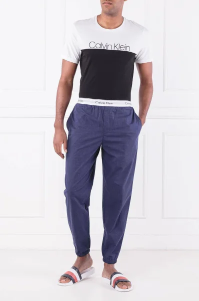 Spodnie od piżamy | Regular Fit Calvin Klein Underwear granatowy
