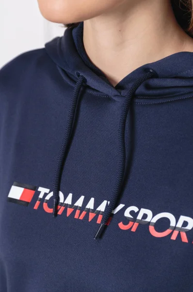 Sweatshirt Cropped Vertical Logo | Regular Fit Tommy Sport navy blue