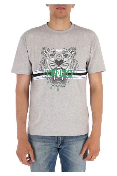 T-shirt sport tiger | Regular Fit Kenzo szary