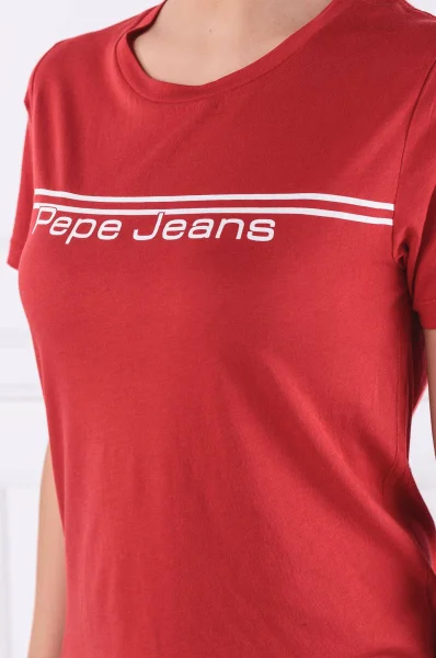 T-shirt BETTIE | Regular Fit Pepe Jeans London czerwony