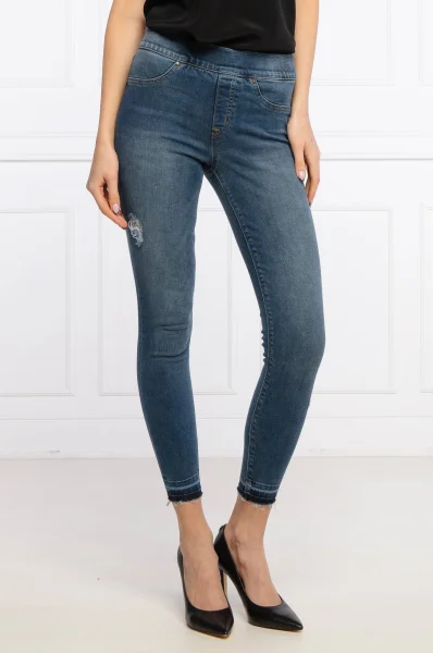 джинси distressed | skinny fit Spanx голубий