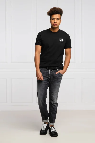 T-shirt MONSTER | Regular Fit McQ Alexander McQueen czarny