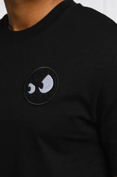 T-shirt MONSTER | Regular Fit McQ Alexander McQueen czarny