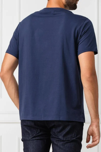 T-shirt | Regular Fit Armani Exchange granatowy
