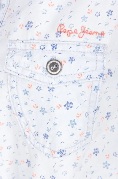 Ditsy Shirt Pepe Jeans London baby blue