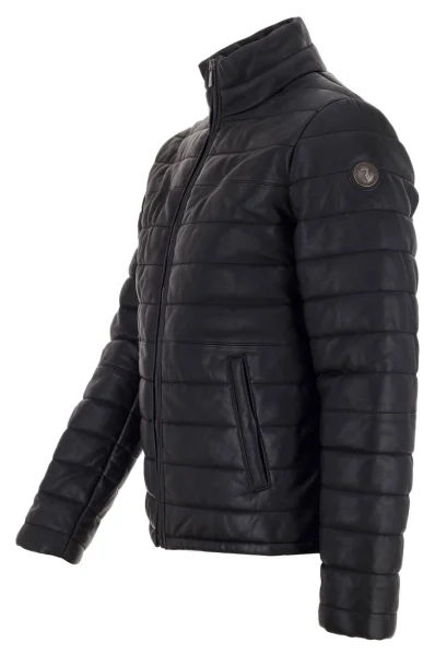 Leather jacket Trussardi black