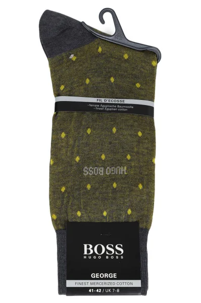 George Socks BOSS BLACK yellow