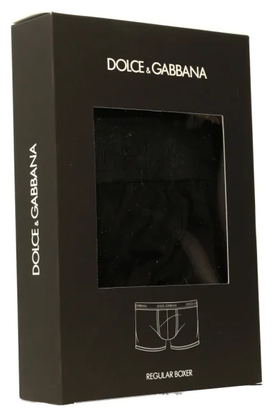 Bokserki | z dodatkiem jedwabiu Dolce & Gabbana czarny