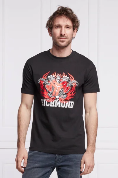 T-shirt TENRIU | Regular Fit RICHMOND SPORT czarny