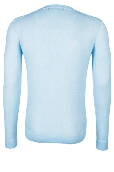 Sweter Lagerfeld błękitny