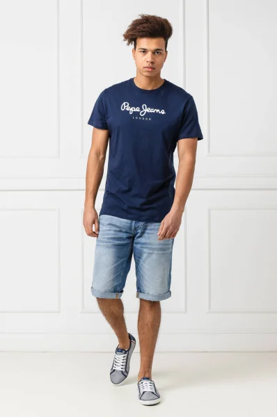 T-shirt EGGO | Regular Fit Pepe Jeans London navy blue