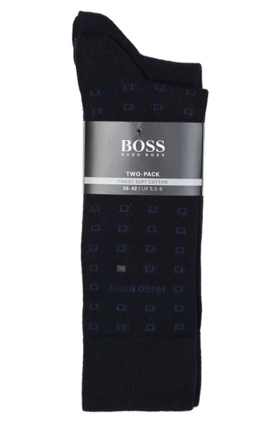 2-pack Socks BOSS BLACK navy blue