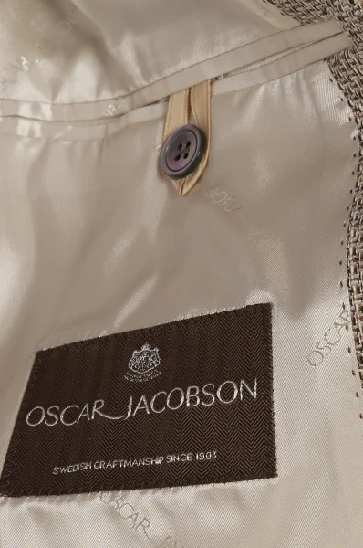 Blazer Ferry Patch Soft | Regular Fit Oscar Jacobson beige