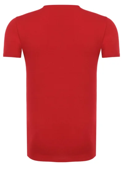 T-shirt GUESS czerwony