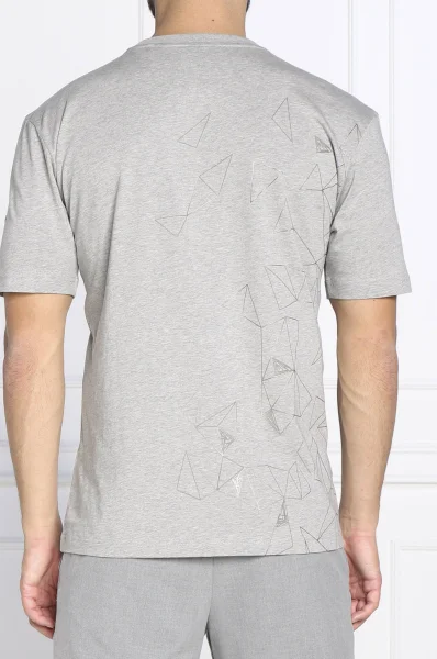 T-shirt Teego 2 | Regular Fit BOSS GREEN szary