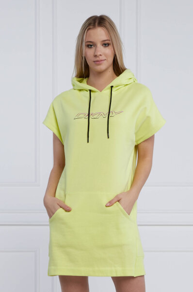 Sukienka DKNY Sport | Limonkowy 