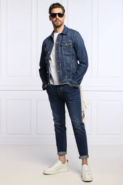 джинсова куртка | regular fit Jacob Cohen темно-синій
