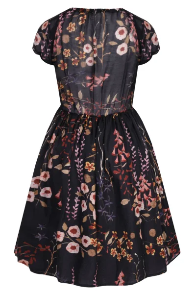 Sukienka + halka | z dodatkiem jedwabiu Emporio Armani czarny