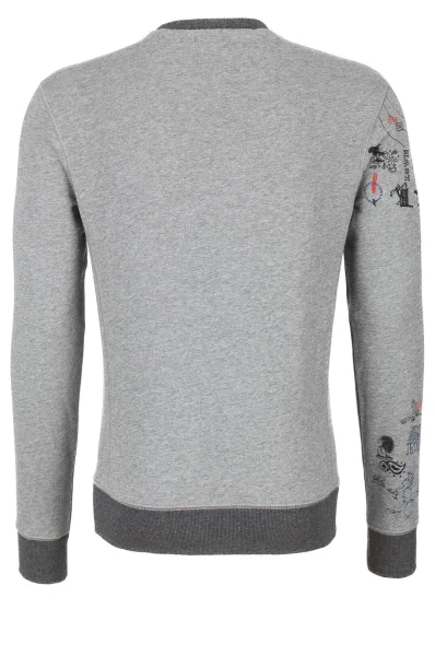 Wheel-Style Sweatshirt BOSS ORANGE gray