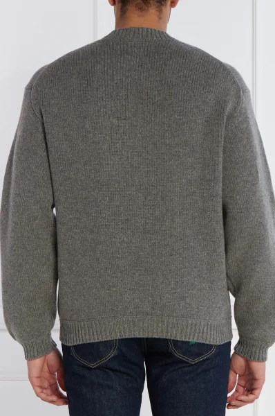 Wełniany sweter | Comfort fit Kenzo szary