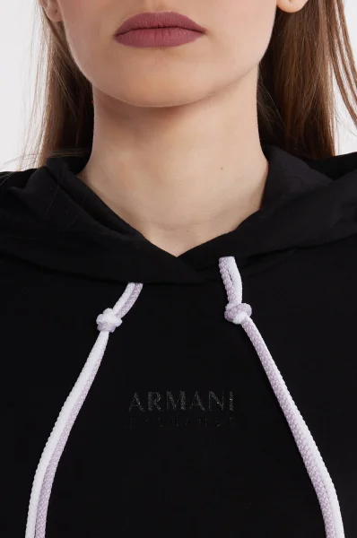 Bluza | Loose fit Armani Exchange czarny