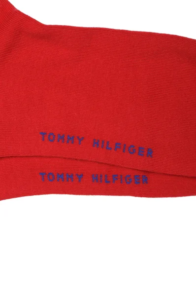Skarpety 3-pack Tommy Hilfiger czerwony