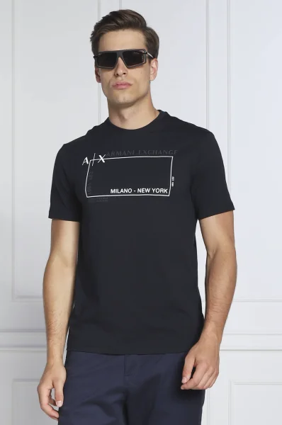 T-shirt | Regular Fit Armani Exchange navy blue