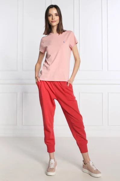 футболка | regular fit POLO RALPH LAUREN пудрово-рожевий