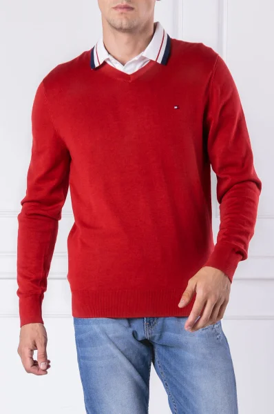Sweater | Regular Fit Tommy Hilfiger red