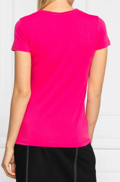 T-shirt | Slim Fit Emporio Armani różowy