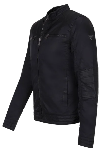 SATIN BIKER Jacket GUESS black