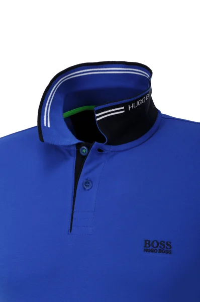 Polo Paul BOSS GREEN niebieski