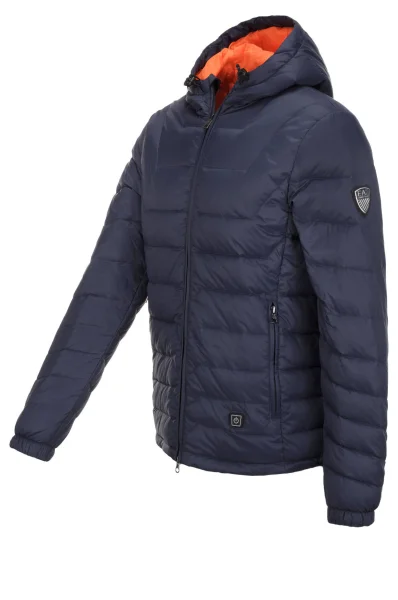 Jacket with warming system EA7 navy blue