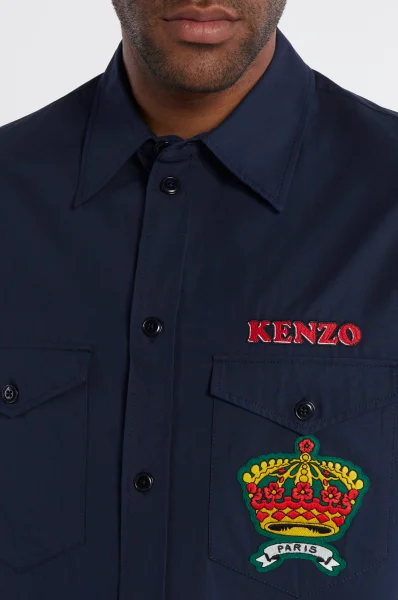 Shirt LS | Oversize fit Kenzo navy blue