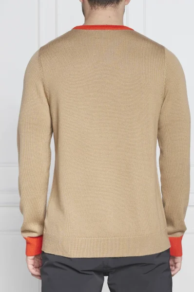 Wełniany sweter BOSS X PERFECT MOMENT | Regular Fit BOSS BLACK camel