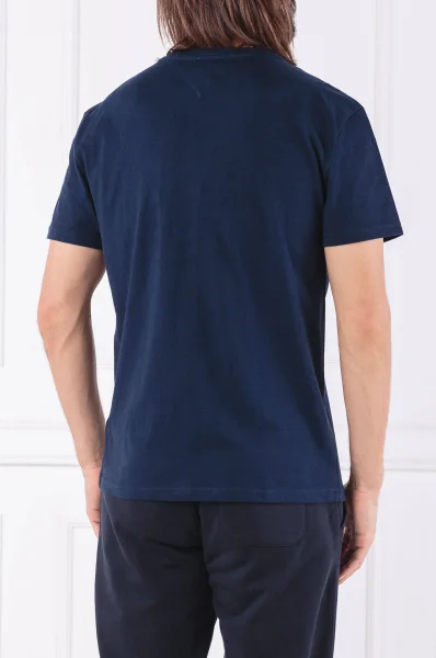 T-shirt TJM SPLIT LOGO | Regular Fit Tommy Jeans granatowy