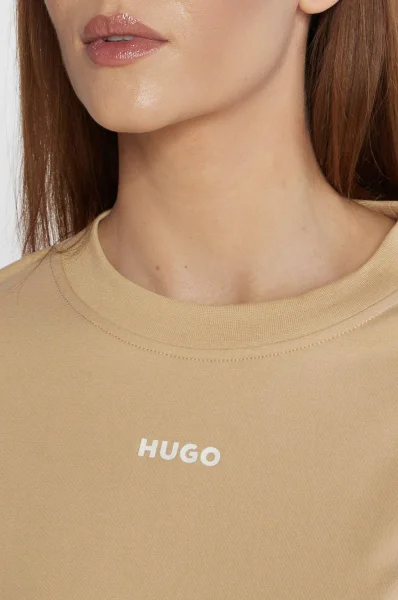 Худі | Classic fit Hugo Bodywear світло-коричневий 