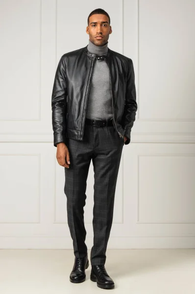 Leather jacket NERO | Regular Fit Joop! black