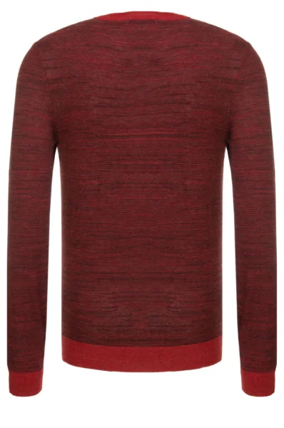 Sweter Pintor | Slim Fit BOSS BLACK czerwony