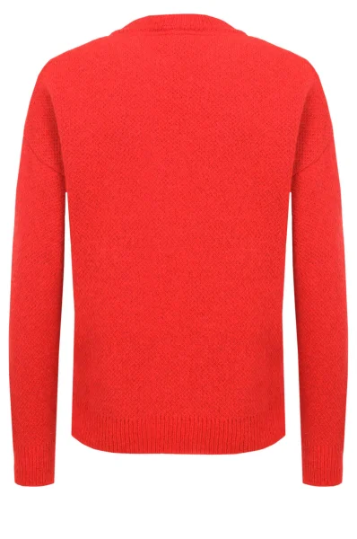 Sweter Alkeza Heritage Tommy Hilfiger czerwony