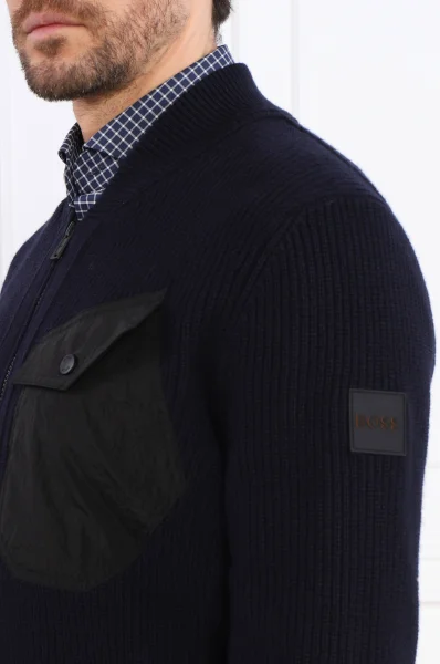 Jacket Kotron | Regular Fit | with addition of wool BOSS ORANGE navy blue