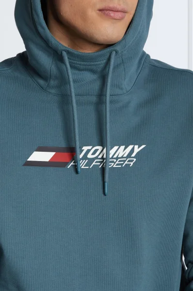 худі | regular fit Tommy Sport морський