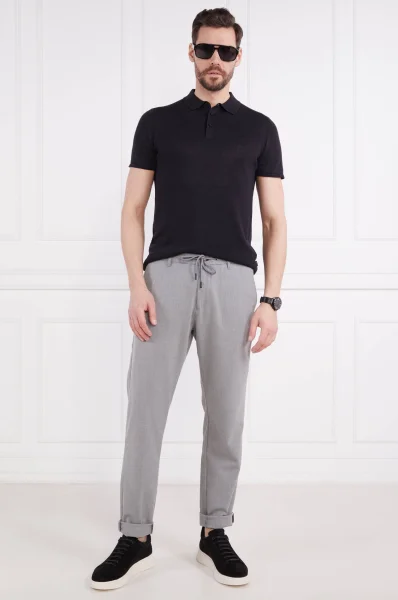 Linen polo Fidolin | Regular Fit Joop! Jeans black