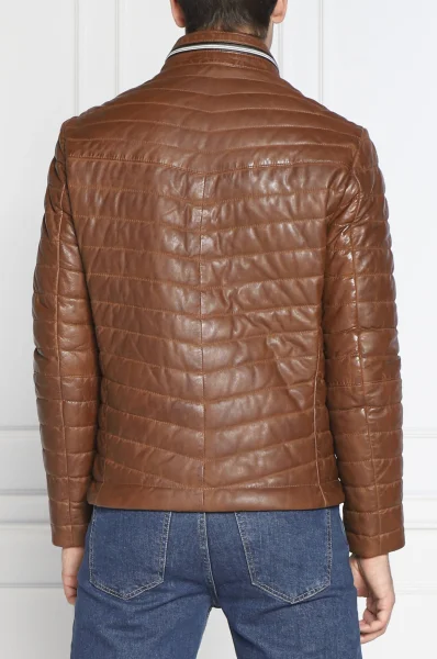 Leather jacket Damiano | Regular Fit Milestone brown