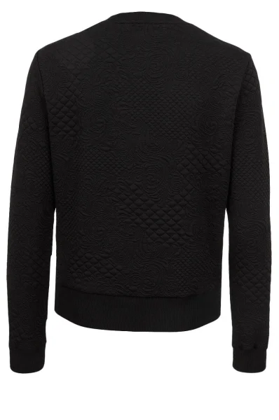 CLOUDS JACQUARD sweatshirt GUESS black