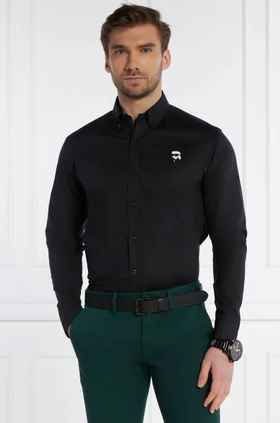 Koszula | Regular Fit Karl Lagerfeld czarny