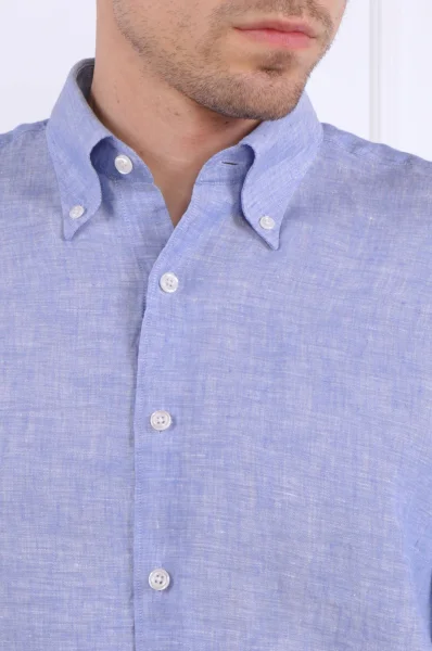 Lniana koszula | Regular Fit Oscar Jacobson niebieski