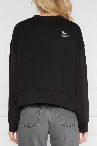 Sweatshirt | Oversize fit | stretch Lacoste black