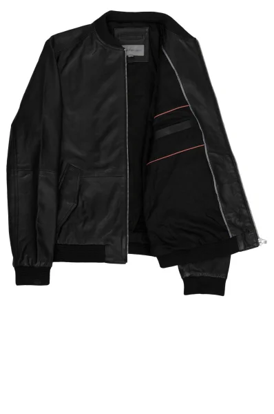 Leather jacket CALVIN KLEIN JEANS black